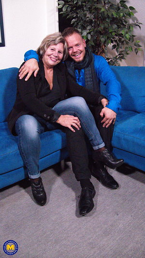 ball-licking cumshot mature