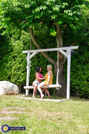 Curly Milf Kitchen Stripdown Fun