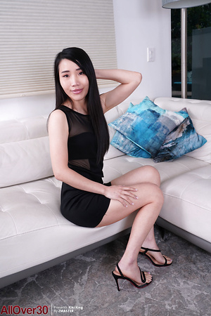 Asian Milf Black Dress Striptease Photos Gallery