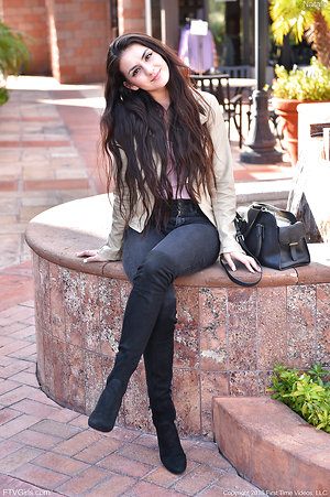 Natalie in Sporty Introduction - FTVGirls.com