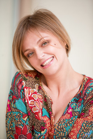 Sexy pose of MILF give birth to very